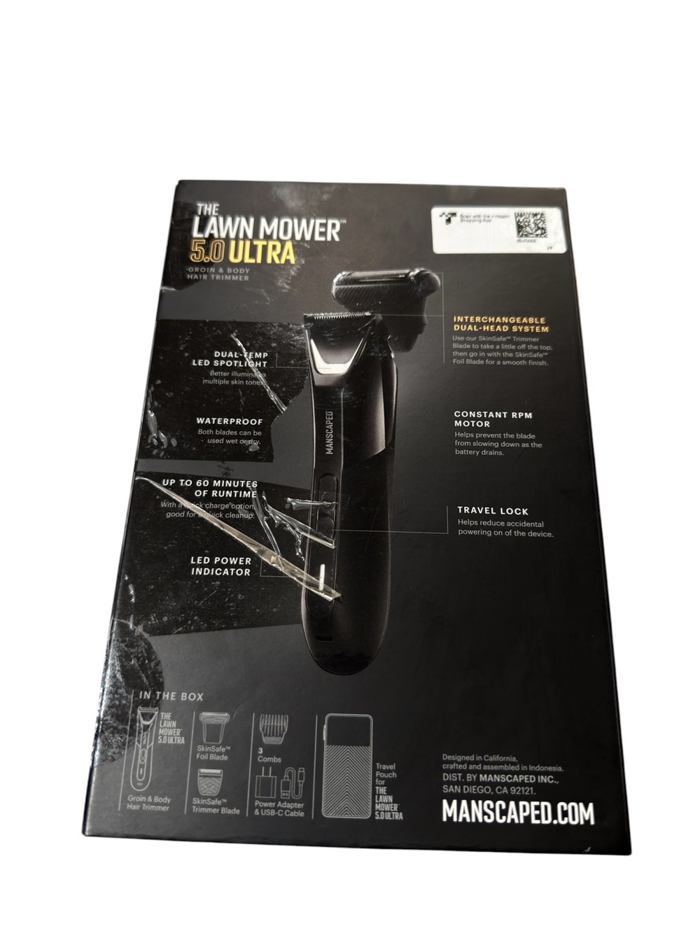 Manscaped The Lawn Mower 5.0 Ultra Grooming Kit - Black